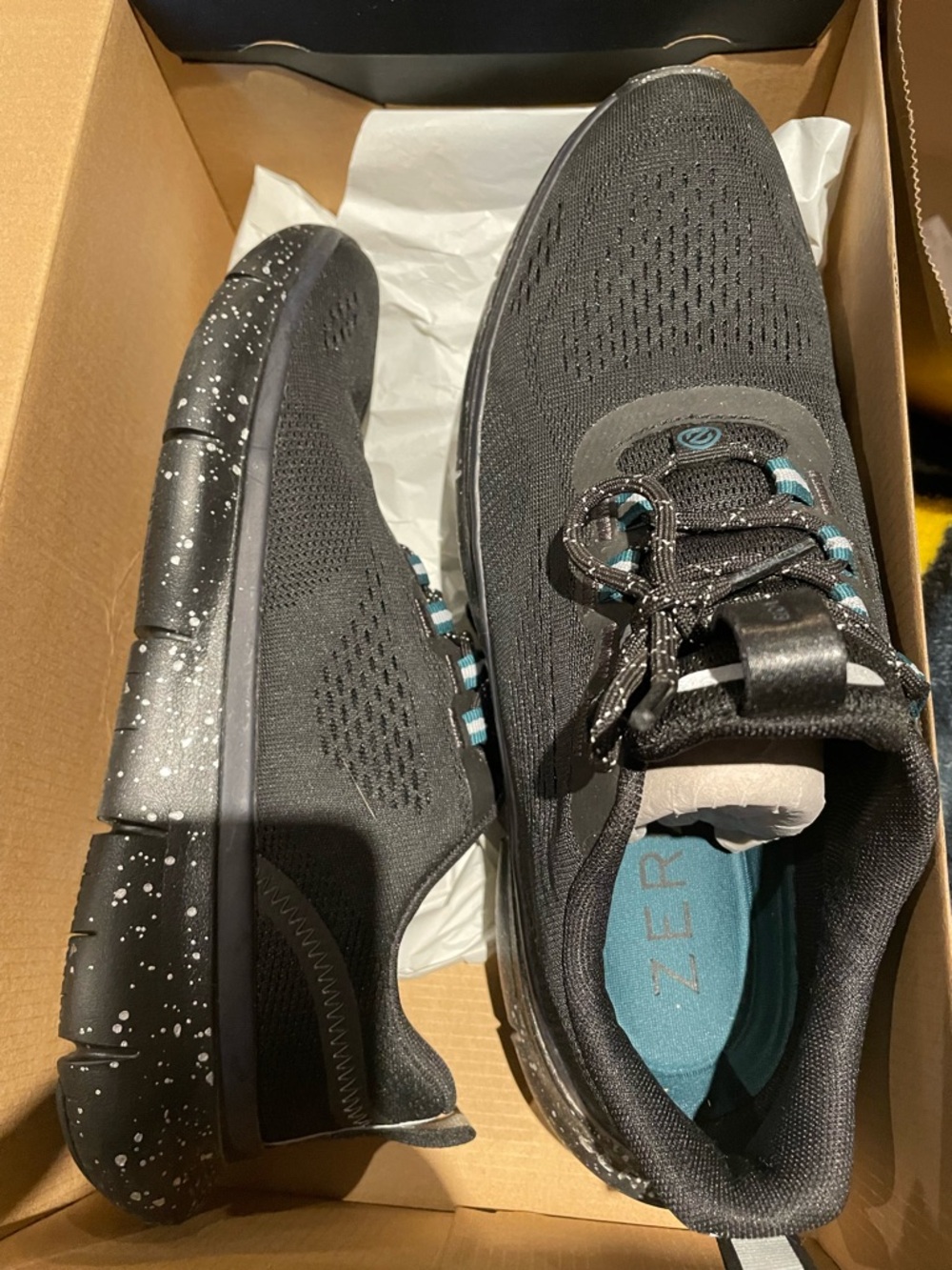 Cole Haan Black/Black ZERØGRAND ZG Journey Runner Shoe Box